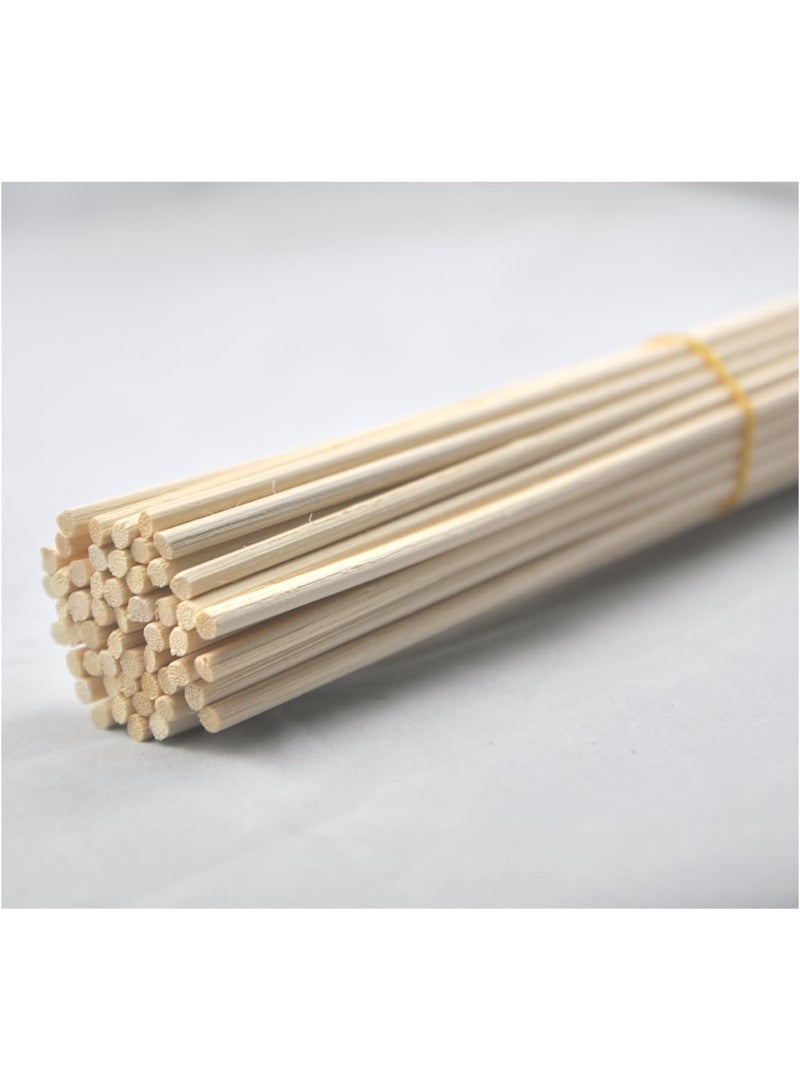 50 Pieces Rattan Reed Diffuser Replacement Refill Sticks (12" x4mm, Natural Color) - Image 2